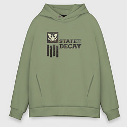 Мужское худи оверсайз State of Decay Iron Logo