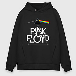 Мужское худи оверсайз PINK FLOYD LOGO ПИНК ФЛОЙД