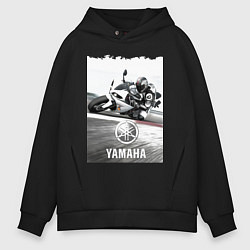 Мужское худи оверсайз YAMAHA на вираже