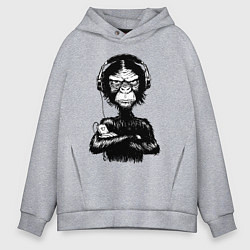 Мужское худи оверсайз Monkey Dj