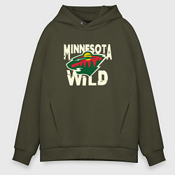 Мужское худи оверсайз Миннесота Уайлд, Minnesota Wild