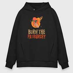 Мужское худи оверсайз Burn the Patriarchy