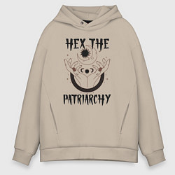 Мужское худи оверсайз Hex the patriarchy