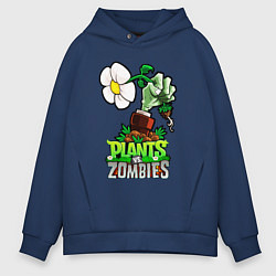 Мужское худи оверсайз Plants vs Zombies рука зомби