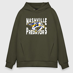 Мужское худи оверсайз Nashville Predators, Нэшвилл Предаторз