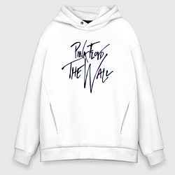 Мужское худи оверсайз ПИНК ФЛОЙД ГЛИТЧ PINK FLOYD LOGO