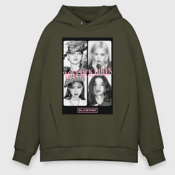 Мужское худи оверсайз Blackpink K-pop