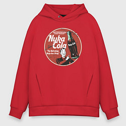 Толстовка оверсайз мужская Nuka Cola Ice Cold Retro, цвет: красный