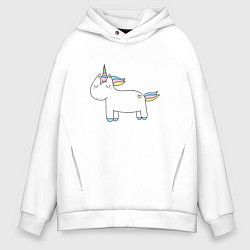 Мужское худи оверсайз Unicorn Attack