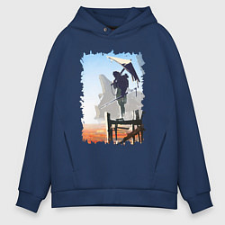 Мужское худи оверсайз Warrior of desert