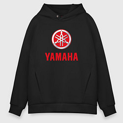 Мужское худи оверсайз Yamaha Логотип Ямаха
