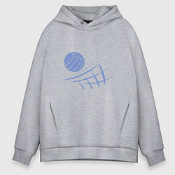 Мужское худи оверсайз Volleyball Block