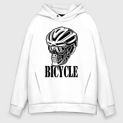 Мужское худи оверсайз Bicycle Skull