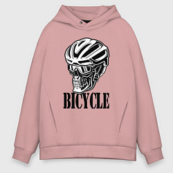 Мужское худи оверсайз Bicycle Skull