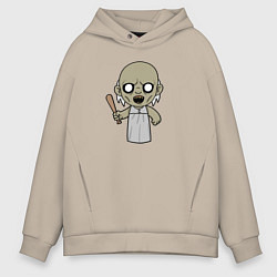 Мужское худи оверсайз Бабулька