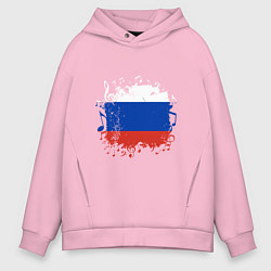 Мужское худи оверсайз Music - Russia