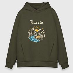 Мужское худи оверсайз Russian Nature