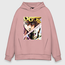 Мужское худи оверсайз Джорно Джованна из ДжоДжо