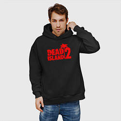 Толстовка оверсайз мужская Dead island 2, цвет: черный — фото 2