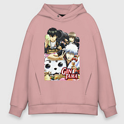 Мужское худи оверсайз Gintoki ice cream