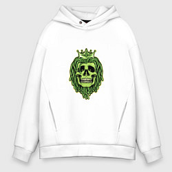 Мужское худи оверсайз Green Skull