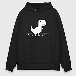 Мужское худи оверсайз Chrome t-rex