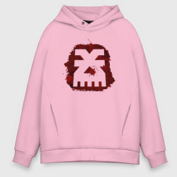 Мужское худи оверсайз Знак Кхорна пятно