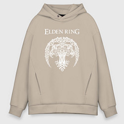 Толстовка оверсайз мужская ДРЕВО ELDEN RING, цвет: миндальный