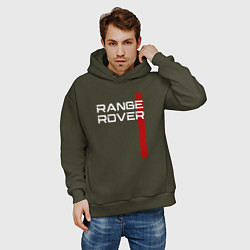 Толстовка оверсайз мужская RANGE ROVER LAND ROVER, цвет: хаки — фото 2