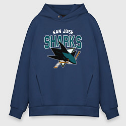Мужское худи оверсайз SAN JOSE SHARKS NHL