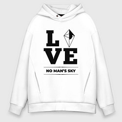 Мужское худи оверсайз No Mans Sky Love Classic