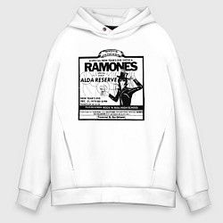 Мужское худи оверсайз Live at the Palladium, NY - Ramones