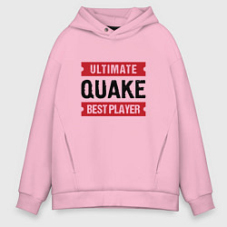 Мужское худи оверсайз Quake: таблички Ultimate и Best Player