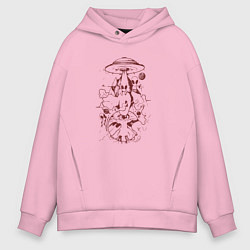 Мужское худи оверсайз Инопланетяне Нло