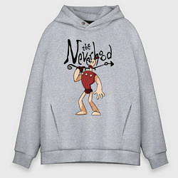 Толстовка оверсайз мужская The neverhood - Klaymen, цвет: меланж