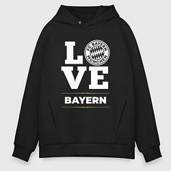 Толстовка оверсайз мужская Bayern Love Classic, цвет: черный