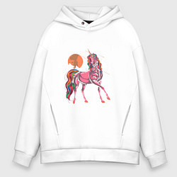 Мужское худи оверсайз UNICORN HORSE