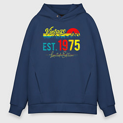 Мужское худи оверсайз Vintage est 1975 Limited Edition