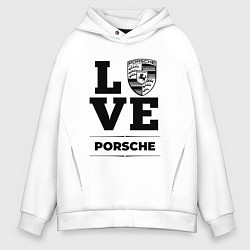 Мужское худи оверсайз Porsche Love Classic