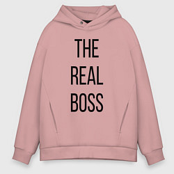 Мужское худи оверсайз The real boss!