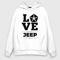 Мужское худи оверсайз Jeep Love Classic