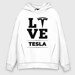 Мужское худи оверсайз Tesla Love Classic