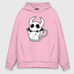 Мужское худи оверсайз Hollow Knight рыцарь в чашке