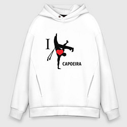 Мужское худи оверсайз I LOVE CAPOEIRA