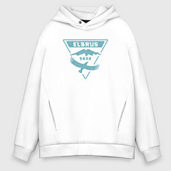 Мужское худи оверсайз Эльбрус 5642 лого