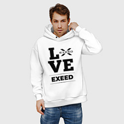 Толстовка оверсайз мужская Exeed Love Classic, цвет: белый — фото 2