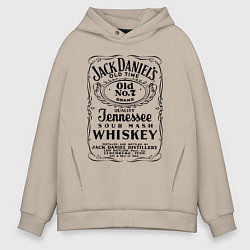 Мужское худи оверсайз Виски Джек Дэниелс