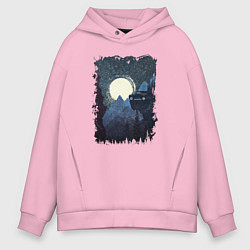 Мужское худи оверсайз Джип и пропасть