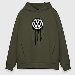 Мужское худи оверсайз Volkswagen - art logo