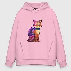 Мужское худи оверсайз Stray pixel art